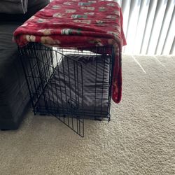 Dog Crate/bed/harness