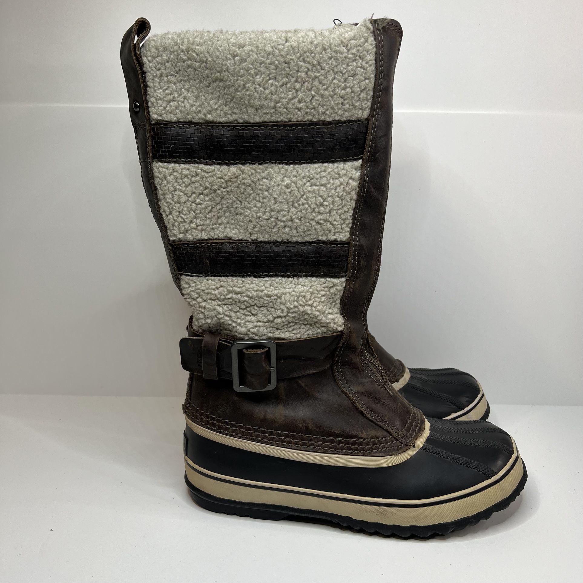 Sorel Helen of Tundra II Leather Sherpa Winter Boots