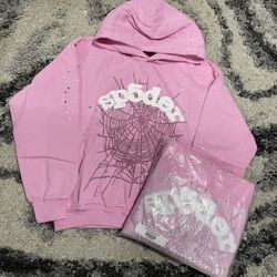 Pink Sp5der Hoodie