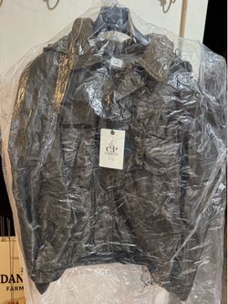 C.P. Company Goggle Jacket Metallic Bronze Nylon Hooded Jacket NEW With Tags