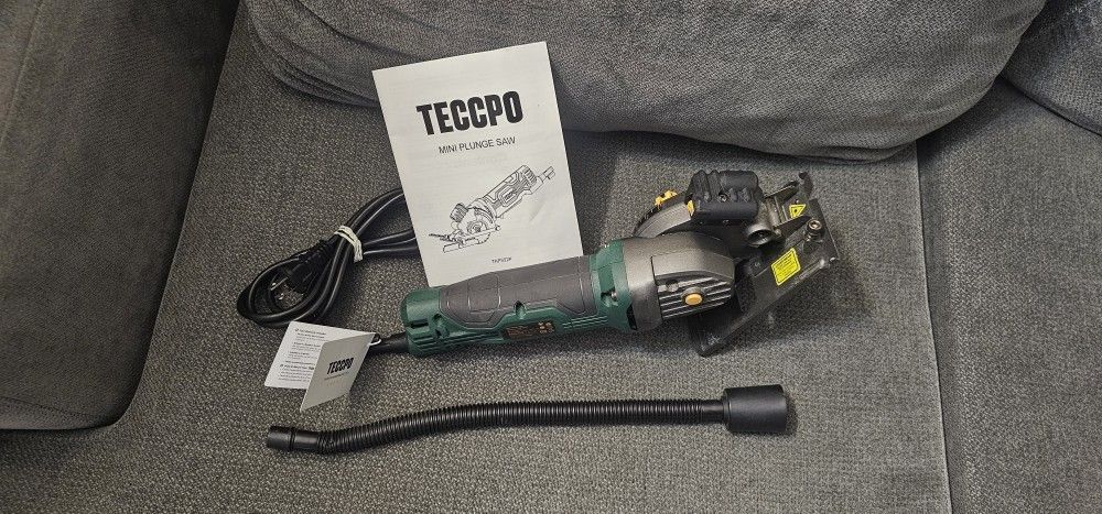 🔧 TECCPO Mini Plunge Saw – Electric Compact Circular Saw (TAPS22P)