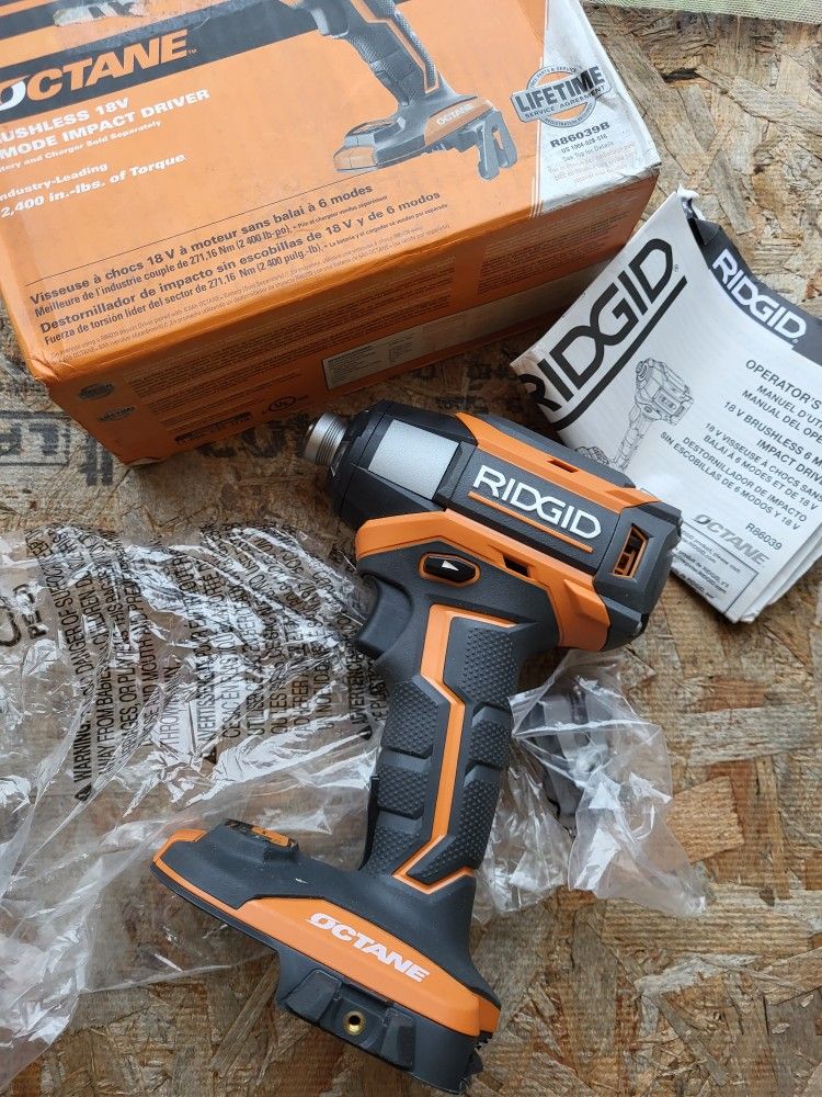 Ridgid 18V Brushless Cordless Speed 1/4 Impact Driver (Tool