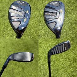 Callaway Rogue ST Max 3H & 4H Hybrids – Tensei AV 65R – Excellent Condition