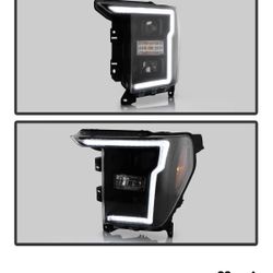 2021-2023 Ford  F150 XLT LED headlights With Animation (Video On Request)