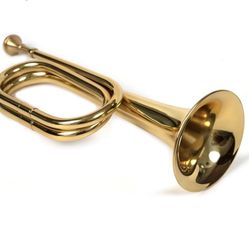 Brand new Brass Military Trumpet Cavalry Bugle Orchestra Gold Color 👍🏻