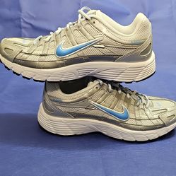 Nike Bowerman Series HV5064-002 Silver Blue Mesh Sneakers 6.5Y Unisex Kids