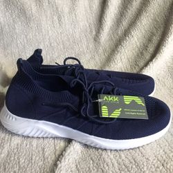 AKK Fashion Women Walking Shoes Size 10, BLUE