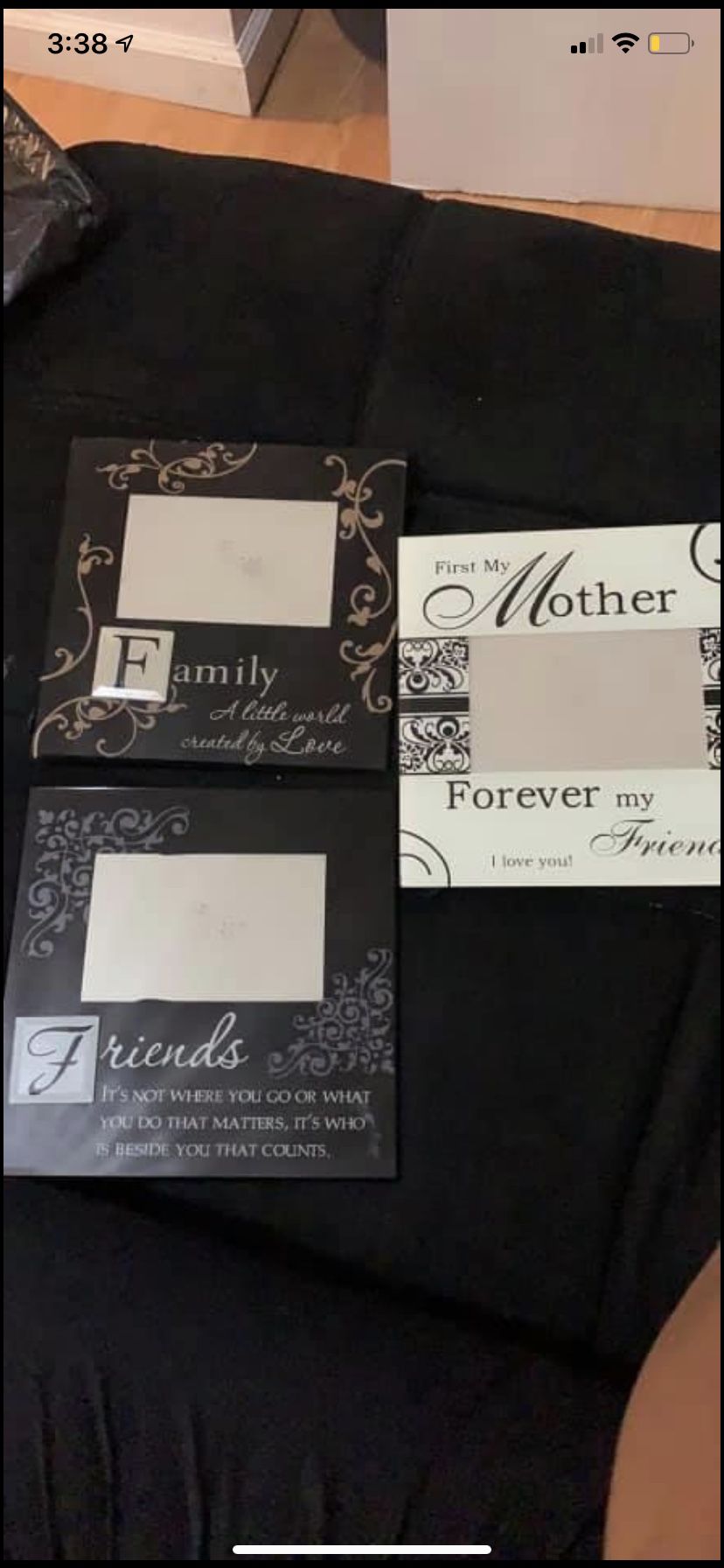 Three Quote Picture Frames
