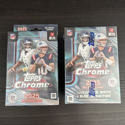 2025 Topps Chrome Football Blaster/Hanger Box
