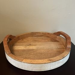 Decorative Wooden Platter