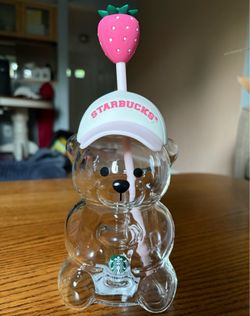 Starbucks pink bear cup