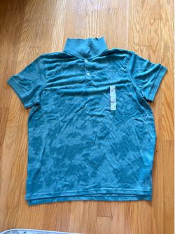 Green GoodFellow Collared Short Sleeve