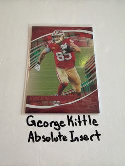 George Kittle San Francisco 49ers All-Pro TE Absolute Short Print Insert Card.