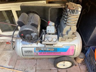 CAMBELL HAUSFELD 20 GALLON 4 HP AIR COMPRESSOR MADE IN THE US EXCELLENT CONDITION
