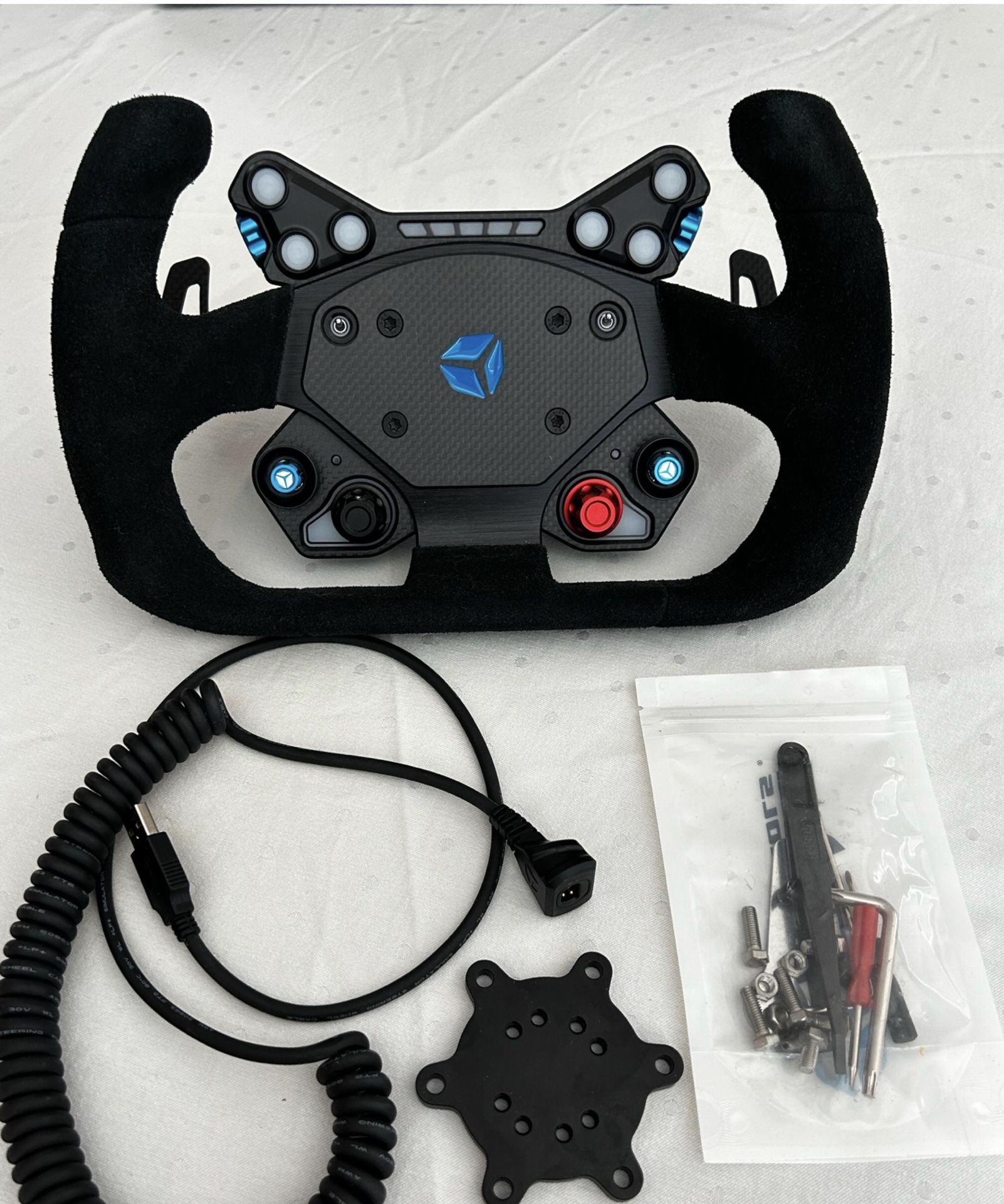 Cube Controls GT PRO V2 Zero Sim Wheel with Suede Trim
