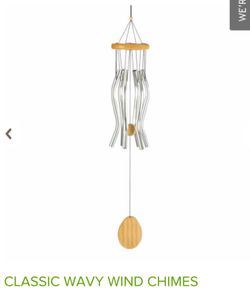 Classic wavy wind chimes