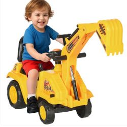 HOMCOM Ride On Toy Digger excavator 