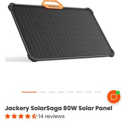 Jackery SS80 Dual solar Panel - New $150