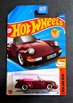 Hot Wheels Porsche 911 Turbo Cabriolet-2025 New!