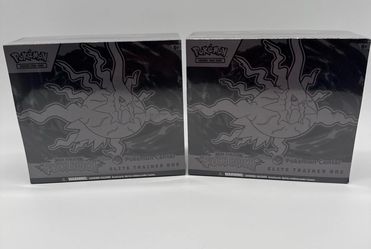 Pitch Black POKEMON CENTER Elite Trainer Box PC ETB x 2 SEALED