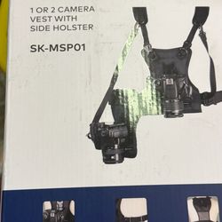 Camera Vest for Biking, Vlogging, Walking, Running