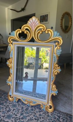 Hand painted mirror