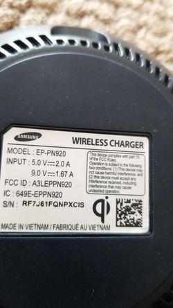 Samsung wireless fast charging