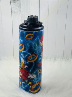 Sonic Handmade 22 Ounce WaterBottle For Kids Or Adults for Sale in