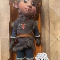 Disney Store Animators Collection Toddler Frozen Kristoff Doll Frozen 16" NEW