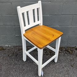 Counter Height Reclaimed Pine Stool