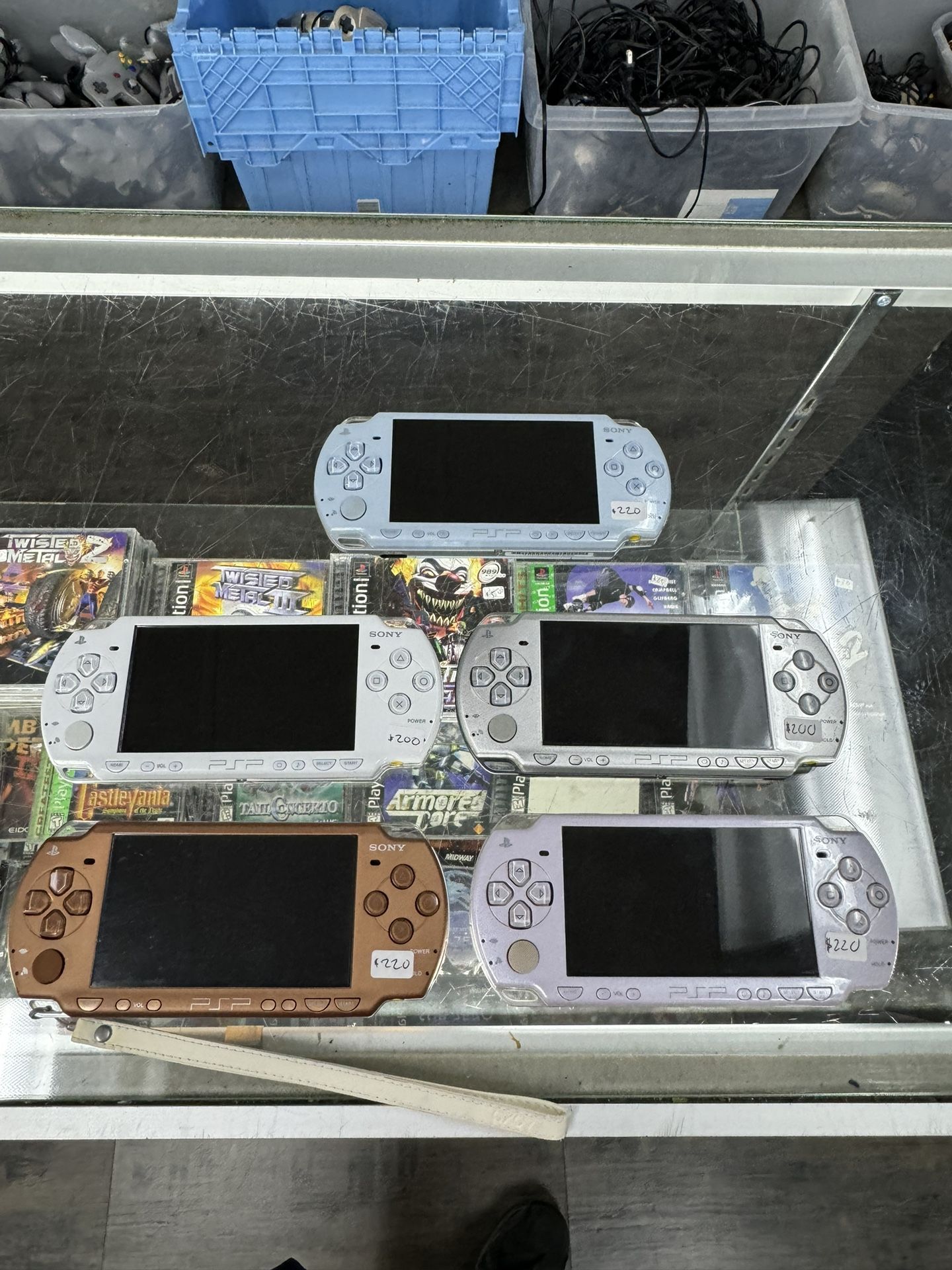 PlayStation PSP Modded With Charger $200 Each Gamehogs 11am 7pm
