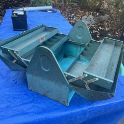 Vintage Metal Toolbox