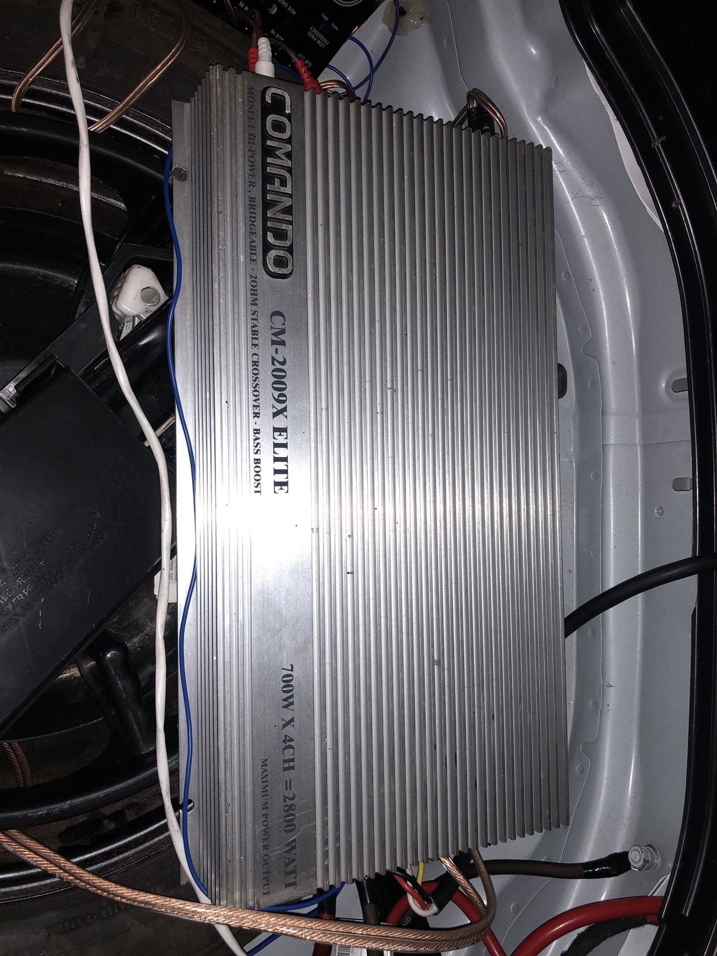 Chuchero, 12 sub, and 2800x4 comando amp