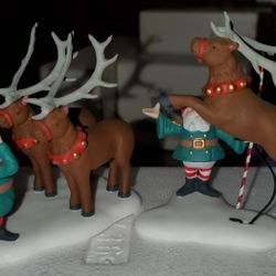 Dept 56 North Pole reindeer Training Camp
