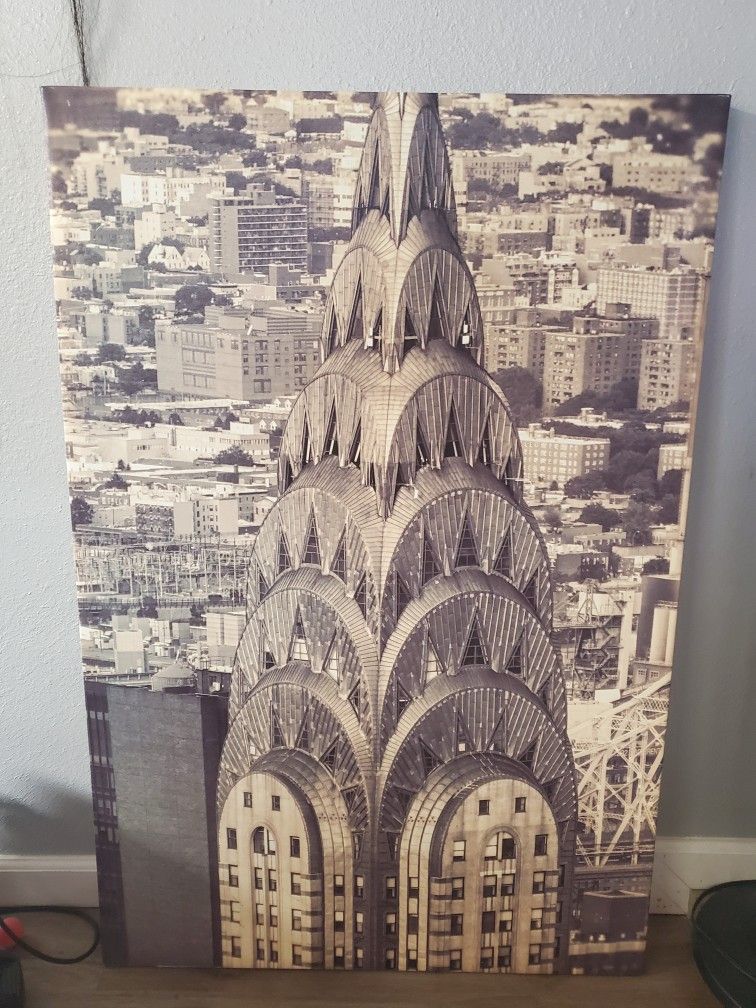 Chrysler Building Skyscraper Artwork 