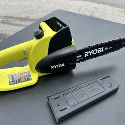 RYOBI ONE+ HP 18V Brushless 10 in. Battery Chainsaw (Tool Only)! Like new! Retails $159. Does not include battery or charger
