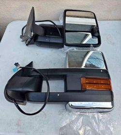 Chevrolet Silverado Tahoe Suburban Avalanche Gmc Sierra Yukon Cadillac Escalade  Tow Mirrors Espejos Retrovisores 03-06 Chevy