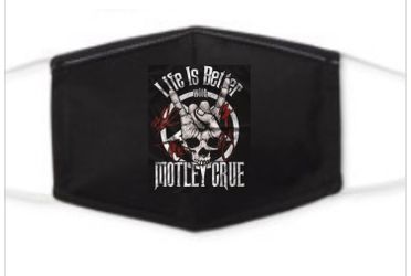 Mötley Crüe Decretive Face Mask