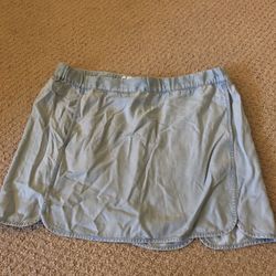 Carve Tencel Jean Skirt (size 10) - $10