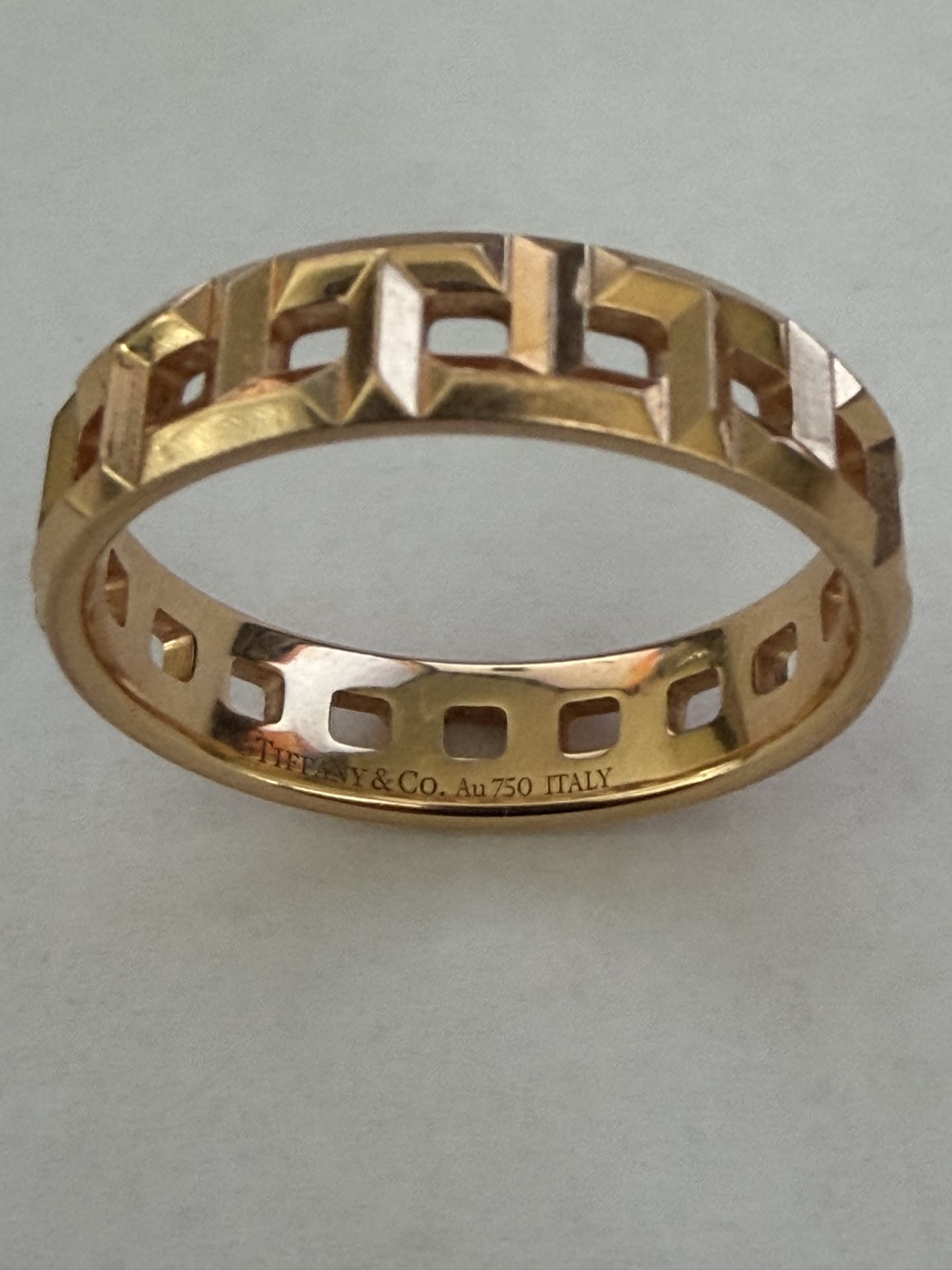 Tiffany T True Wide Ring in Rose Gold 18K (serious inquiries only)