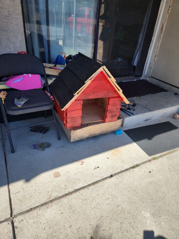 Hand Built Small Doghouse