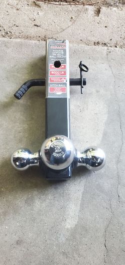 Tri-Ball Towing Hitch  w/Secure Pin & Clip