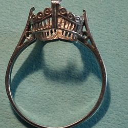 VICTORIAN 18K SETTING HANDMADE VERY RARE