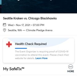 Kraken vs Blackhawks