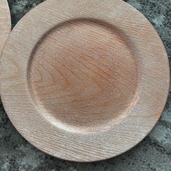Rose Gold Charger Plates 