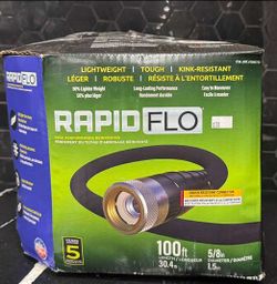 Teknor Rapid Flo 5/8 in. x 100 ft. Compact Garden Hose