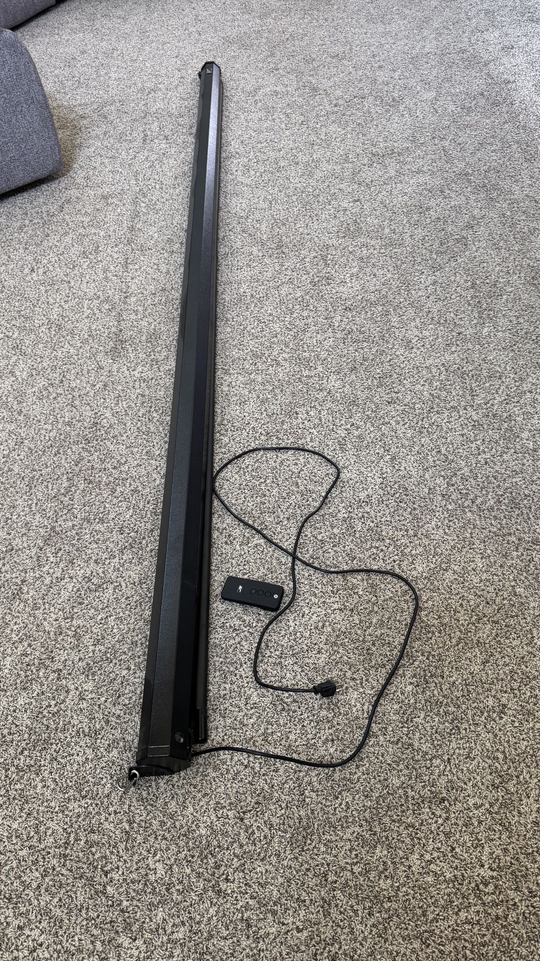 130in Motorized With Remote Projector Screen