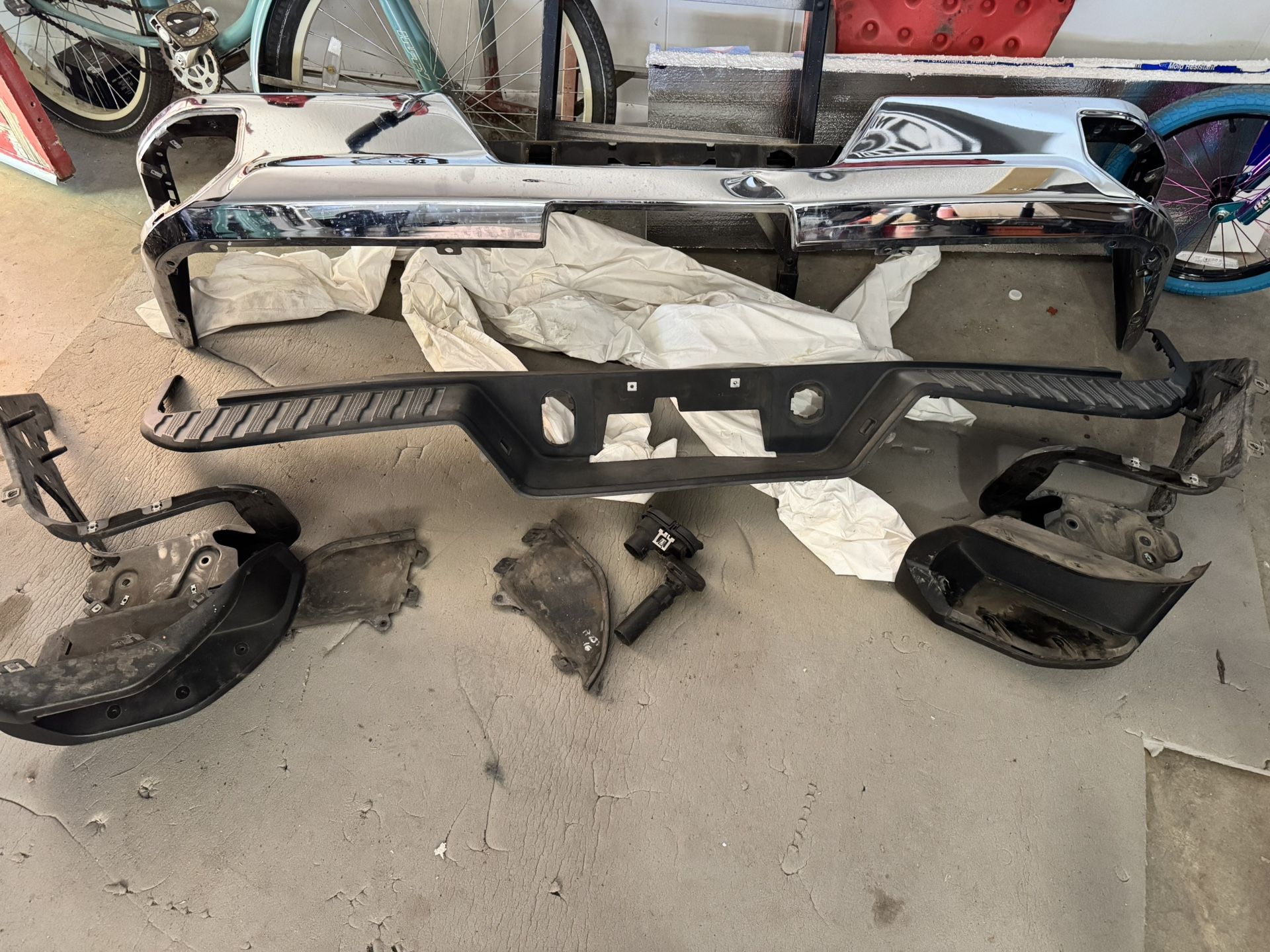Silverado rear bumper