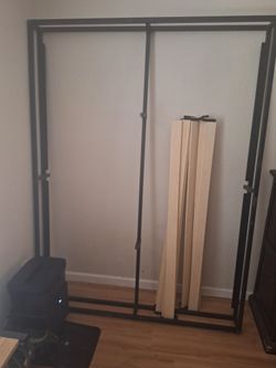 Used queen size bed frame