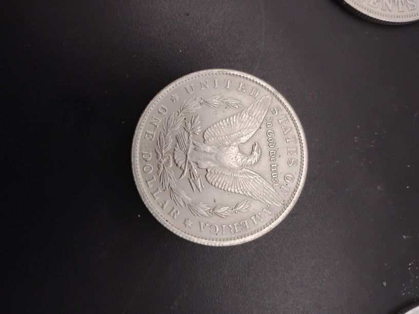 1888 US Morgan 1 Dollar Silver Coin